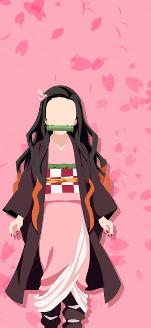 Arte Vectorial de Nezuko para Teléfono — Galaxy Note Fondos de pantalla