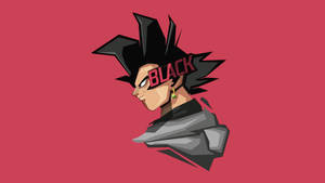 Arte vectorial de Black Goku