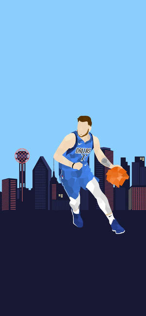 Fondo de pantalla de Arte Vectorial de Luka Doncic