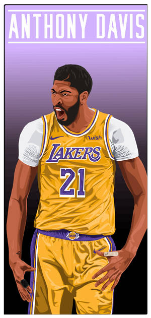 Fondo de pantalla de Arte Vectorial de Anthony Davis.