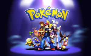 Ash, Misty, Brock, Pikachu y otros personajes Pokémon