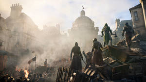 Fondo de pantalla de Assassin's Creed Unity Revolución 4k gaming