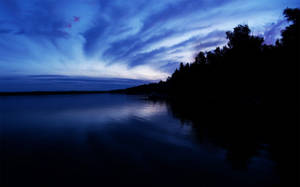 Atardecer Estético Azul Oscuro HD — Azul oscuro estético Fondos de pantalla