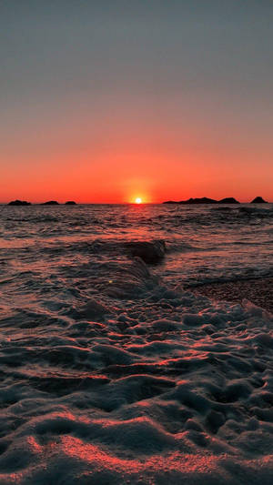 Atardecer playero estético — Playa estética Fondos de pantalla