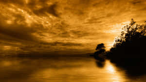 Atardecer Tranquilo en la Playa — 1280x720 Fondos de pantalla