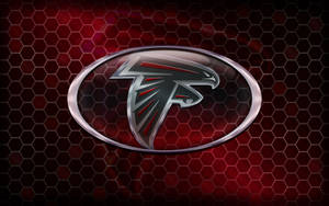 Fondo de pantalla de escritorio rojo de fútbol americano Atlanta Falcons.