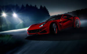 Fondo de pantalla de auto deportivo Ferrari rojo elegante — Autos geniales GIF Fondos de pantalla
