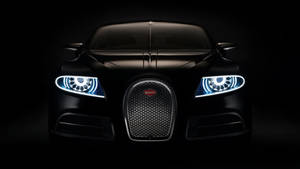 Fondo de pantalla de auto genial Bugatti negro — Autos geniales GIF Fondos de pantalla