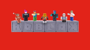Increíble fondo de pantalla HD del avatar Lego en el juego Roblox.