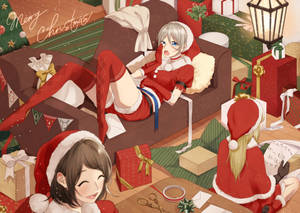 Ayudantes Navideñas Anime — Navidad GIF Fondos de pantalla