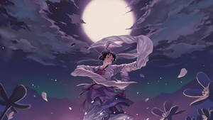 Fondo de pantalla de baile de anime japonés — Baile anime Fondos de pantalla
