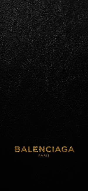 Fondo de pantalla Balenciaga dorado y negro — iPhone 14 Pro Max Fondos de pantalla