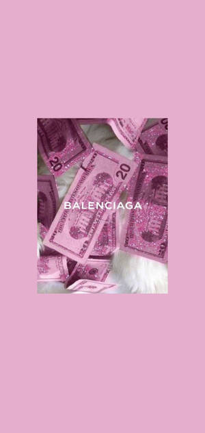 Fondo de pantalla Balenciaga Estético Póster Púrpura — iPhone 15 Fondos de pantalla