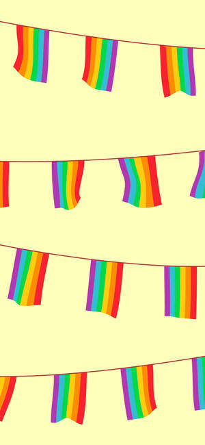 Fondo de pantalla de bandera fiesta del orgullo LGBT — iPhone 13 Mini Fondos de pantalla