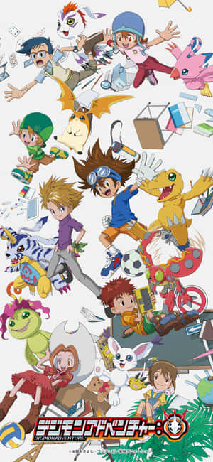 Fondo de Digimon — Moto G67 Fondos de pantalla