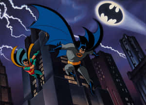 Batman La Serie Animada Señal de Murciélago Robin — Batman Fondos de pantalla