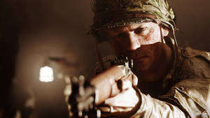 Battlefield 5 4K Primer Plano Apuntando con Arma