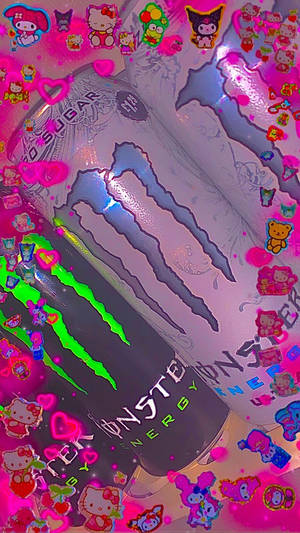 Bebida Energética Monster con Estética Indie Kid — Estética de chico indie Fondos de pantalla