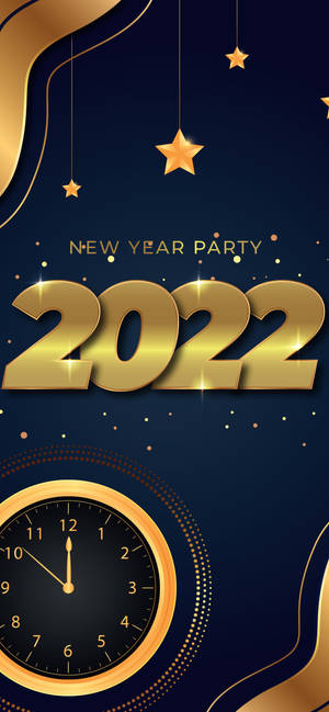 Fondo de pantalla de Bienvenido 2022: Una Celebración Brillante — iPhone 16 Pro Max Fondos de pantalla