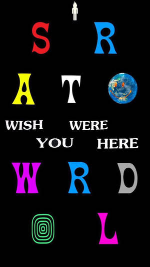 Fondo de pantalla genial de texto Astroworld con diseño de color increíble. — Ahorro de Batería Fondos de pantalla