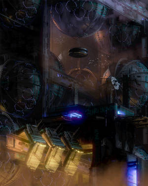 Arquitectura orientada al futuro, ciencia ficción Cyberpunk