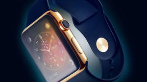Fondo de pantalla de bisel dorado lujoso para Apple Watch — Apple Watch Fondos de pantalla