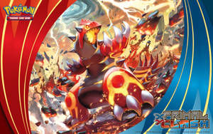 Pokémon de Fuego en una batalla ardiente en el campo de batalla.