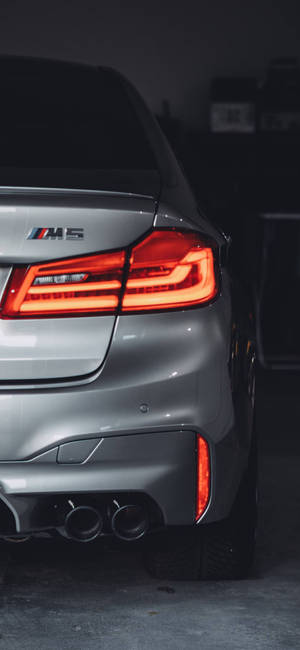 BMW M5 Gris Coche iPhone — iPhone 12 Fondos de pantalla