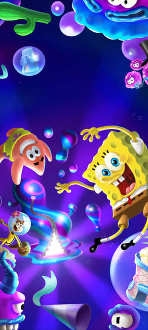 Bob Esponja y Arenita Estéticos — Nubia A77 Fondos de pantalla