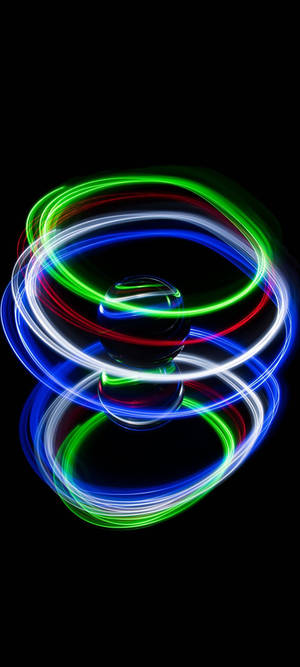 Bola 3D Neón Teléfono — Samsung Galaxy S20 Fondos de pantalla