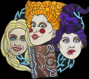Parche para planchar de Hocus Pocus, descarga PNG en HD — Halloween GIF Fondos de pantalla