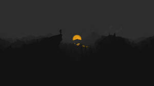 Fondo de pantalla Bosque Negro Genial