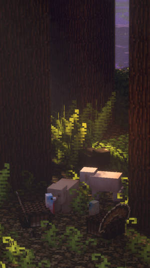 Bosque Oscuro Oculto Estético de Minecraft — Bosque oscuro Fondos de pantalla