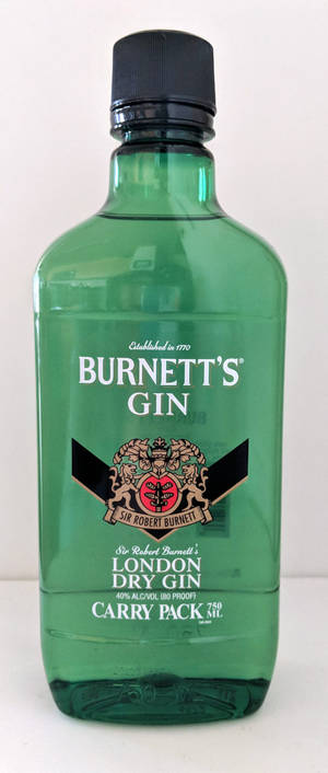 Botella de Gin Burnett's en Paquete para Llevar — Galaxy Z Flip Fondos de pantalla