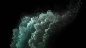 Fondo de pantalla iPhone 11 de cristales blancos.