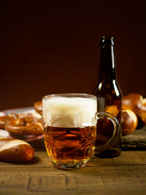 Fondo de pantalla de cerveza y pan — 3:4 Fondos de pantalla