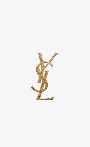 Fondo de pantalla de broche YSL cocodrilo dorado — Honor Pad Fondos de pantalla