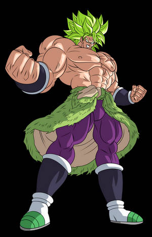 Fondo de pantalla de la forma SSJ Poder Total de Broly — Galaxy Tab S10+ Fondos de pantalla