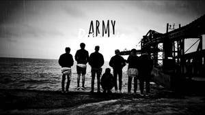 Bts Estético Blanco y Negro — Bts estético Fondos de pantalla