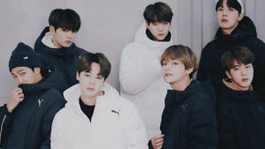 BTS Lindos en Chaquetas Gruesas