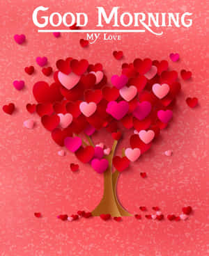 Buenos Días Mi Amor Árbol de Corazones — Buenos días mi amor Fondos de pantalla