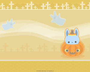 Calabaza Sonriente de Halloween Kawaii