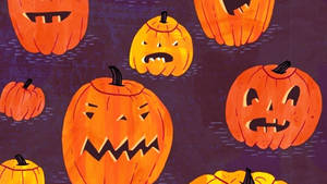 Calabazas de Halloween lindas y estéticas — Estética linda de halloween Fondos de pantalla