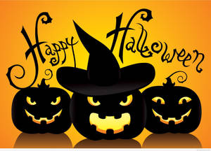 Calabazas espeluznantes de Halloween kawaii