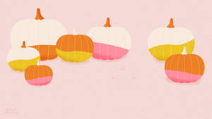 Fondo de pantalla de calabazas lindas de otoño — Otoño lindo Fondos de pantalla