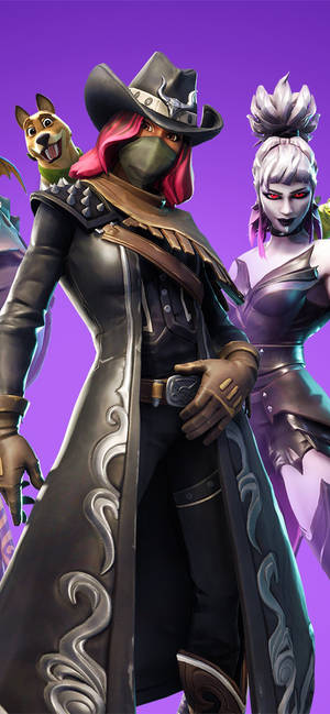 Fondo de pantalla Calamity Fortnite y Dusk — iPhone 15 Fondos de pantalla