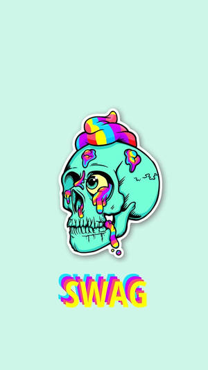 Calavera Azul Agua Swag — Azul oscuro aesthetic Fondos de pantalla