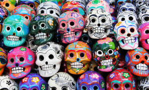 Calaveras Coloridas del Día de los Muertos