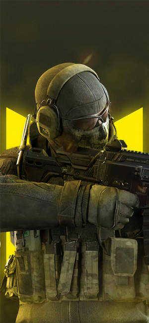 Call Of Duty Mobile Logo Ghost Primer Plano — iPhone 17e Fondos de pantalla