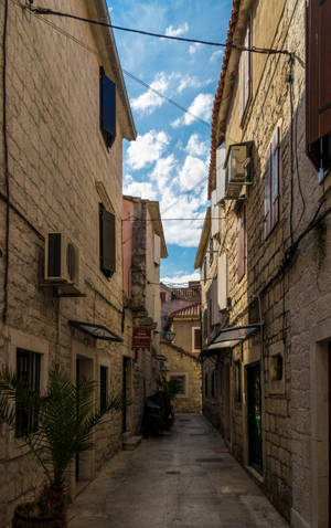 Fondo de pantalla de callejón en Croacia — Galaxy Tab Fondos de pantalla